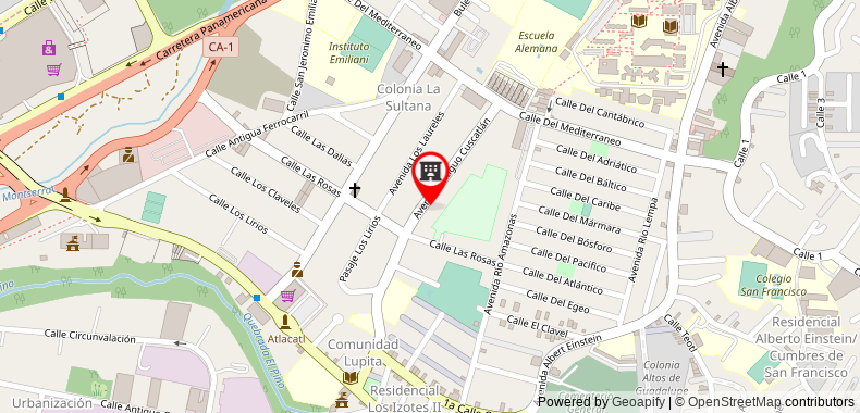 Bản đồ đến Khách sạn Arbol de Fuego