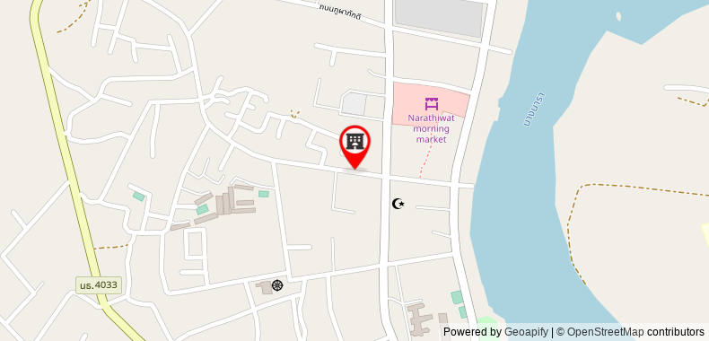 Bản đồ đến Khách sạn Imperial Narathiwat (SHA Plus+)