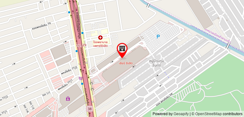 Bản đồ đến Khách sạn Asia Airport Donmuang (SHA Extra Plus)