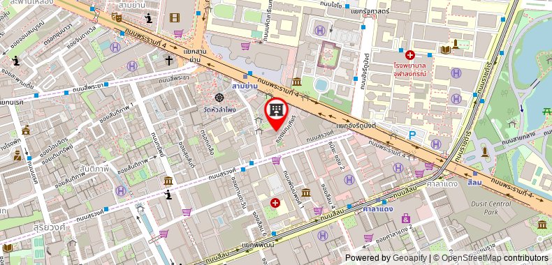 Bản đồ đến Khách sạn Montien Surawong Bangkok (SHA Plus+)