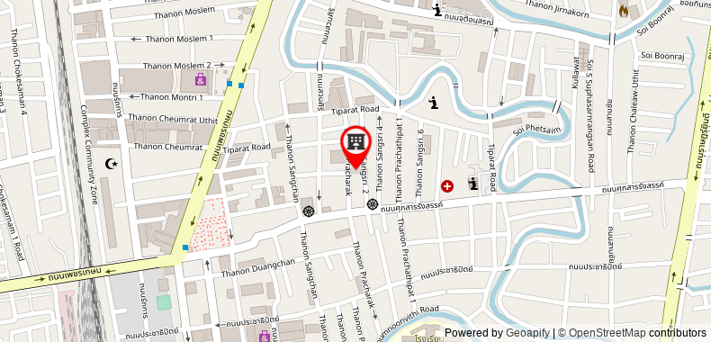 Bản đồ đến Get Guesthouse - Pracharak Rd.