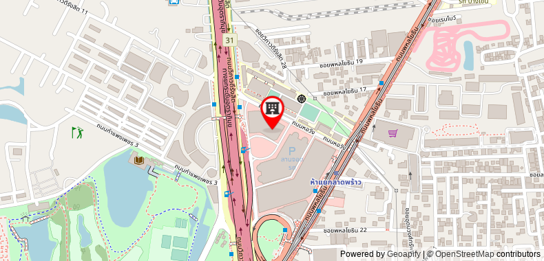 Bản đồ đến Centara Grand at Central Plaza Ladprao Bangkok (SHA Extra Plus)