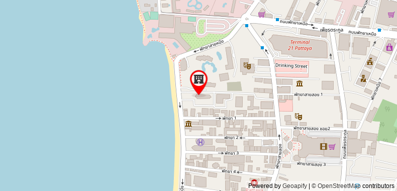 Holiday Inn Pattaya (SHA Plus+) on maps