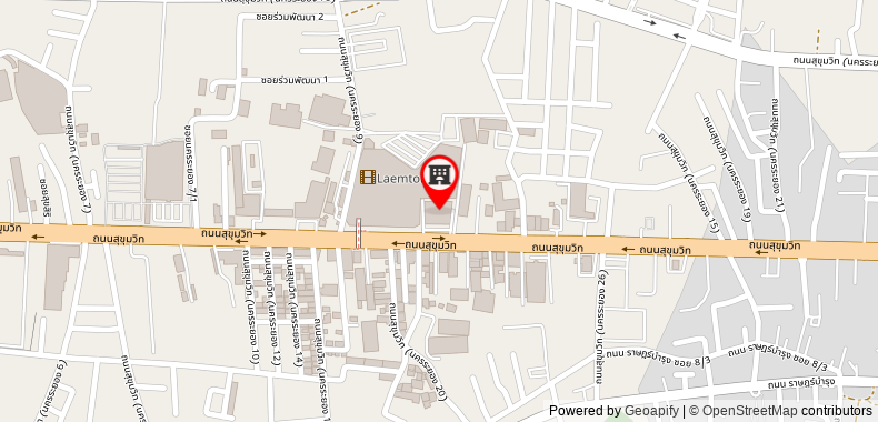 Bản đồ đến Holiday Inn & Suites Rayong City Centre