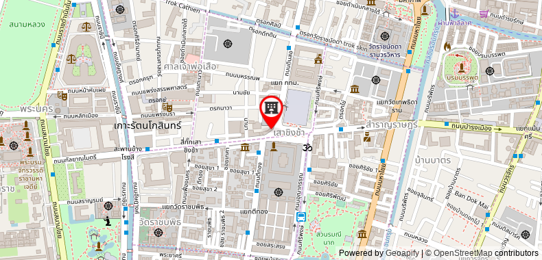 在地图上查看Baan Tuk Din Hotel & Bar