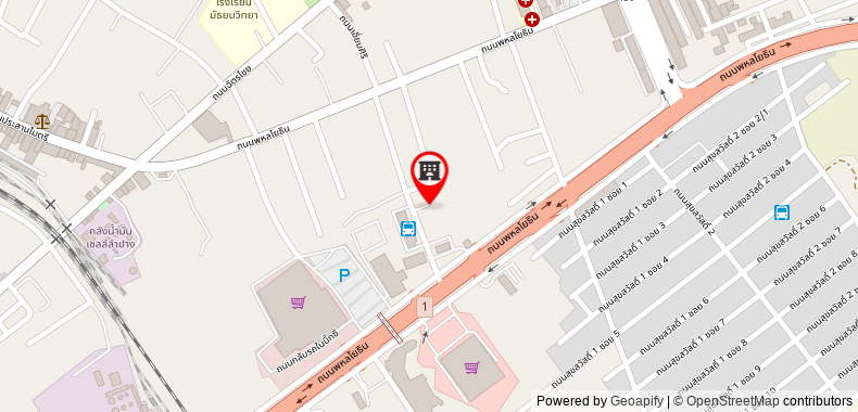 Bản đồ đến Hop Inn Lampang City Center