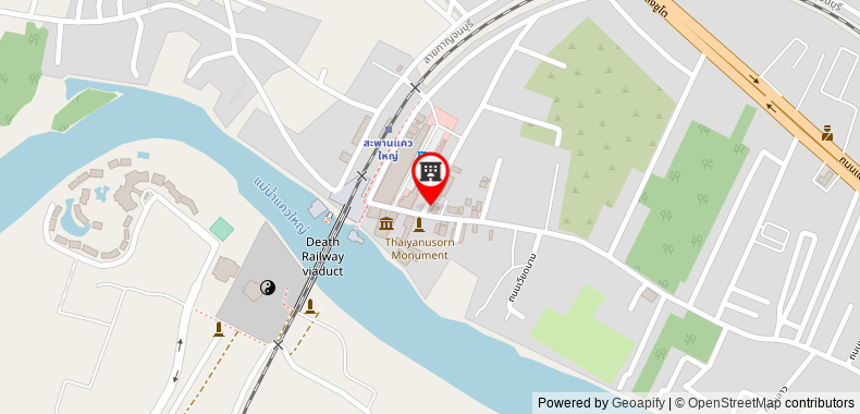 Bản đồ đến Khách sạn Kanchanaburi City (SHA Extra Plus)