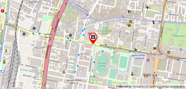 Bản đồ đến Siam Stadium Hostel