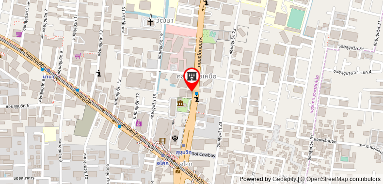 Bản đồ đến Khách sạn FuramaXclusive Asoke Bangkok (SHA Extra Plus)
