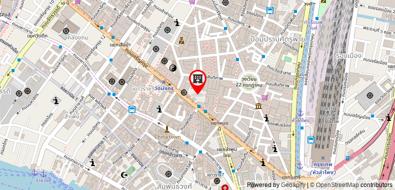 Bản đồ đến ASAI Bangkok Chinatown (SHA Plus+)