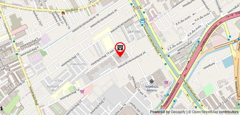 Bản đồ đến Chatrium Residence Sathon Bangkok (SHA Plus+)