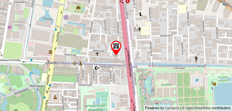 Bản đồ đến Khách sạn TENFACE Bangkok