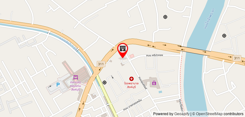 Bản đồ đến Khách sạn Grandleo Singburi