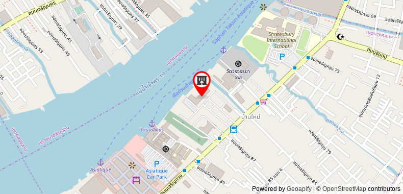 Bản đồ đến Ramada Plaza Bangkok Menam Riverside