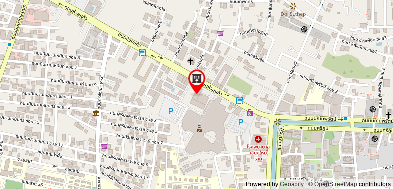 Bản đồ đến Khách sạn Chiang Mai Orchid (SHA Extra Plus)