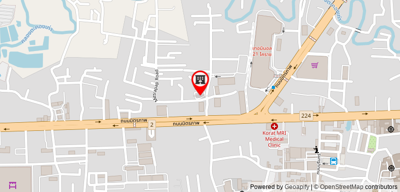 Bản đồ đến Hop Inn Nakhon Ratchasima City Center