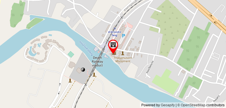 River Kwai View Hotel (SHA Plus+) on maps
