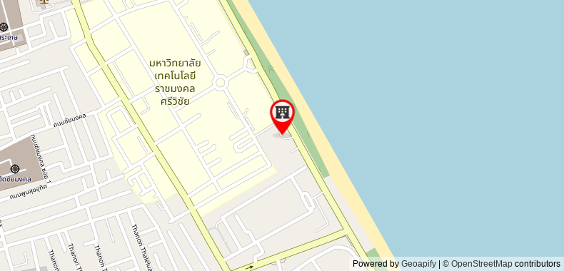 Rajamangala Pavilion Beach Resort Songkhla on maps