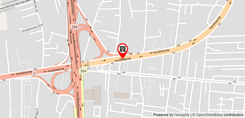 Bản đồ đến Khách sạn Kantary and Serviced Apartment Korat (SHA Extra Plus)