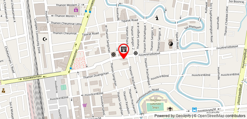 Singapore Hotel on maps