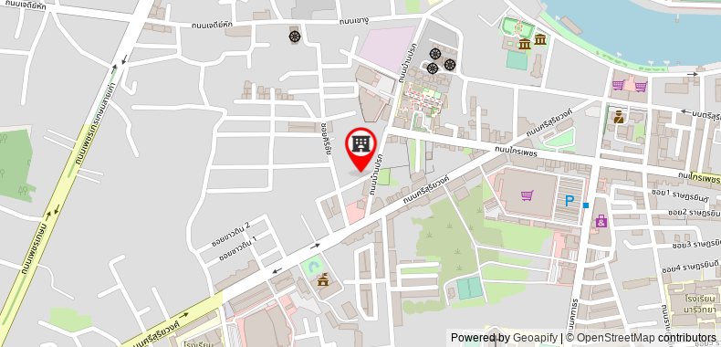 Bản đồ đến Khách sạn Wisma Ratchaburi
