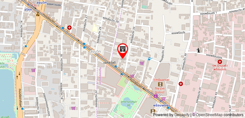 Bangkok Hotel Lotus Sukhumvit by Compass Hospitality (SHA Extra Plus) on maps