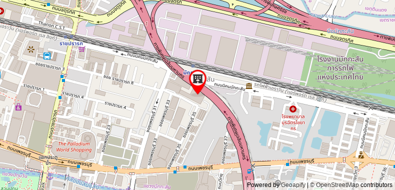 Bản đồ đến Khách sạn Bangkok Palace (SHA Plus+)