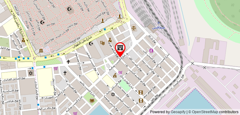 Bản đồ đến Khách sạn Concorde Sfax Center