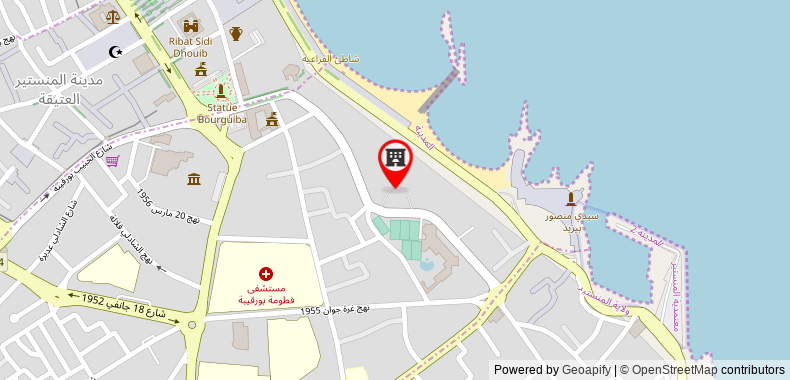 Bản đồ đến Delphin Resort Monastir
