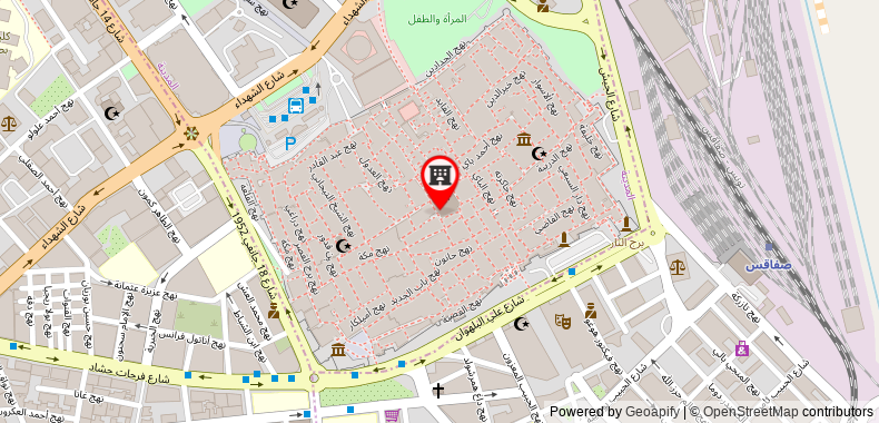 Bản đồ đến Khách sạn Borj Dhiafa