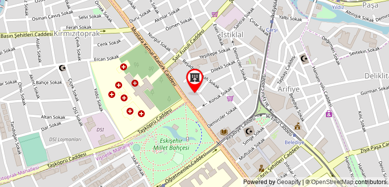 Beyoglu Palace Thermal Hotel on maps