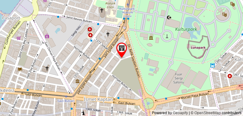 Bản đồ đến Khách sạn Anemon Fuar