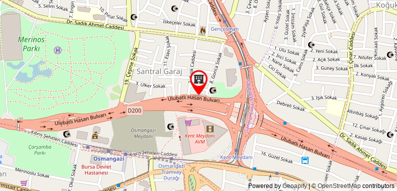 Bản đồ đến Khách sạn Lion City