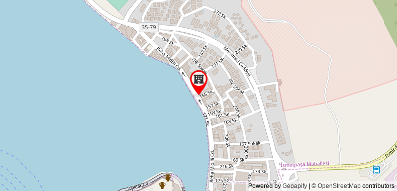 Bản đồ đến Khách sạn Foca Kumsal