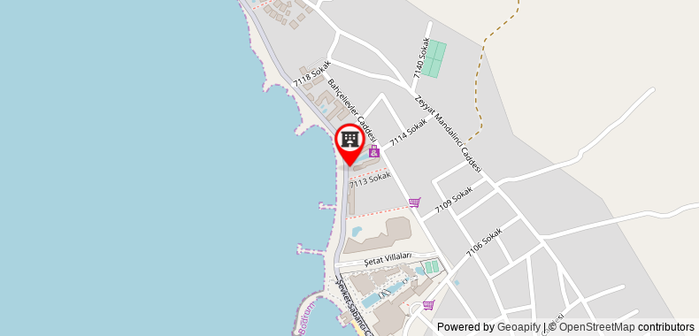 Dragut Point South Hotel Turgutreis - All Inclusive on maps