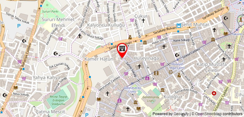 Bản đồ đến Khách sạn Molton Beyoglu MLS