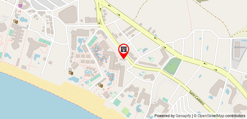 Bản đồ đến Khách sạn Sunis Kumkoy Beach Resort & Spa