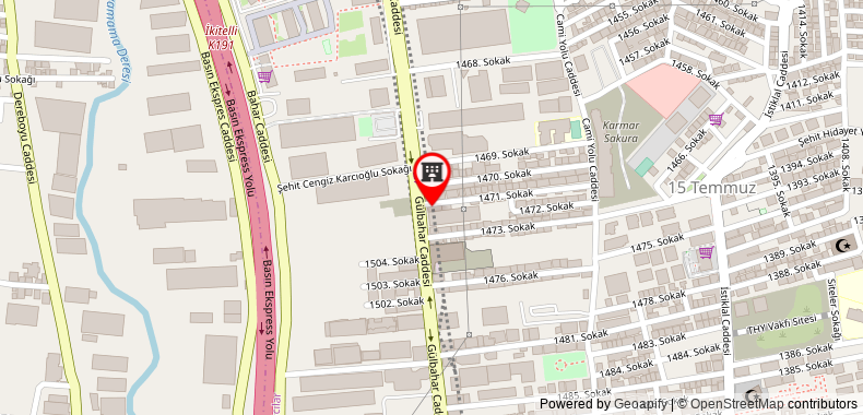 Dem istanbul Airport Hotel on maps