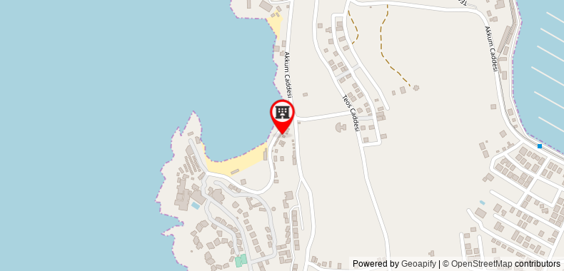 Bản đồ đến Akkum Beach Otel