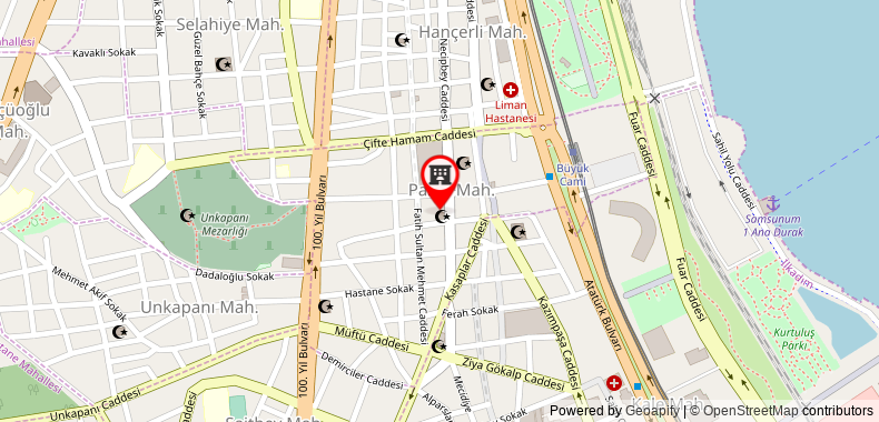 Bản đồ đến Khách sạn Grand Desi