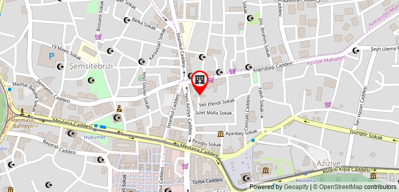 Bản đồ đến Khách sạn Yeni Kosk Esra