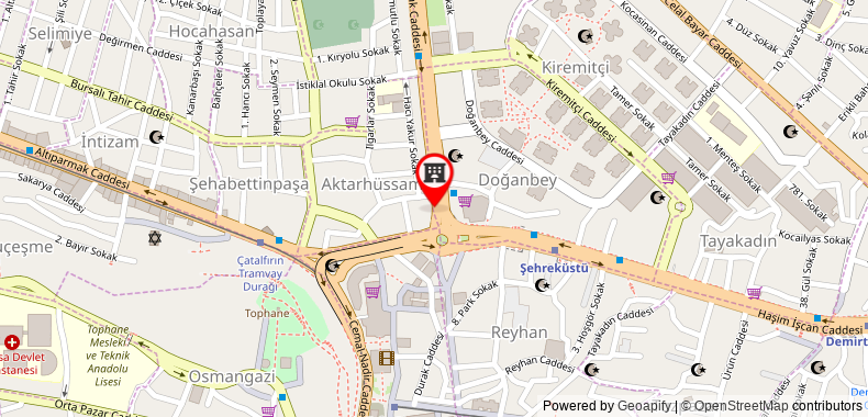 Kervansaray Bursa City Otel on maps