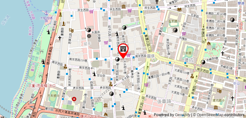 在地图上查看皇家季節酒店台北館