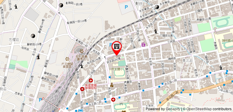 Soulmap Hostel on maps