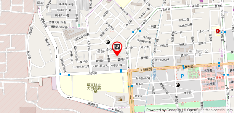 Bản đồ đến Midi Motel Ping Tung Branch
