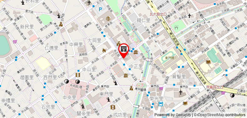 Bản đồ đến Khách sạn Forte Hsinchu