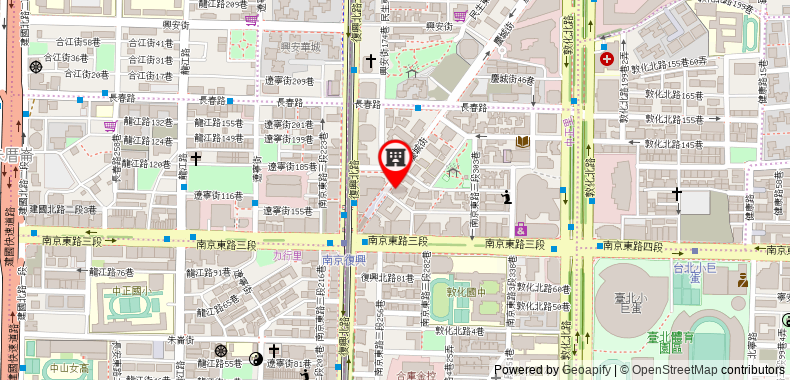 在地图上查看台北商旅慶城館