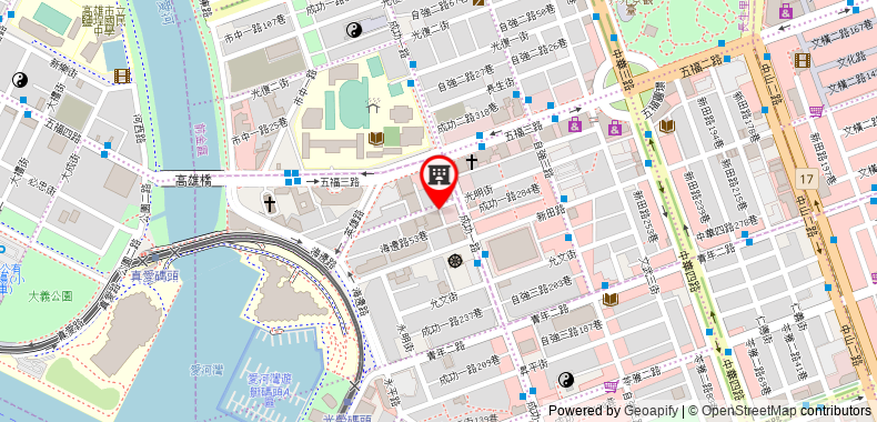 Bản đồ đến Kaohsiung City Superior private apartment