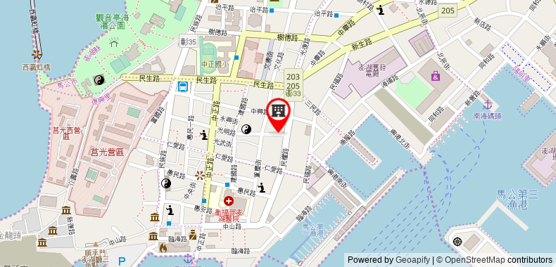 ZZINN Penghu on maps