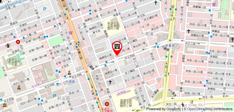 Bản đồ đến Khách sạn Kindness Jhong Jheng